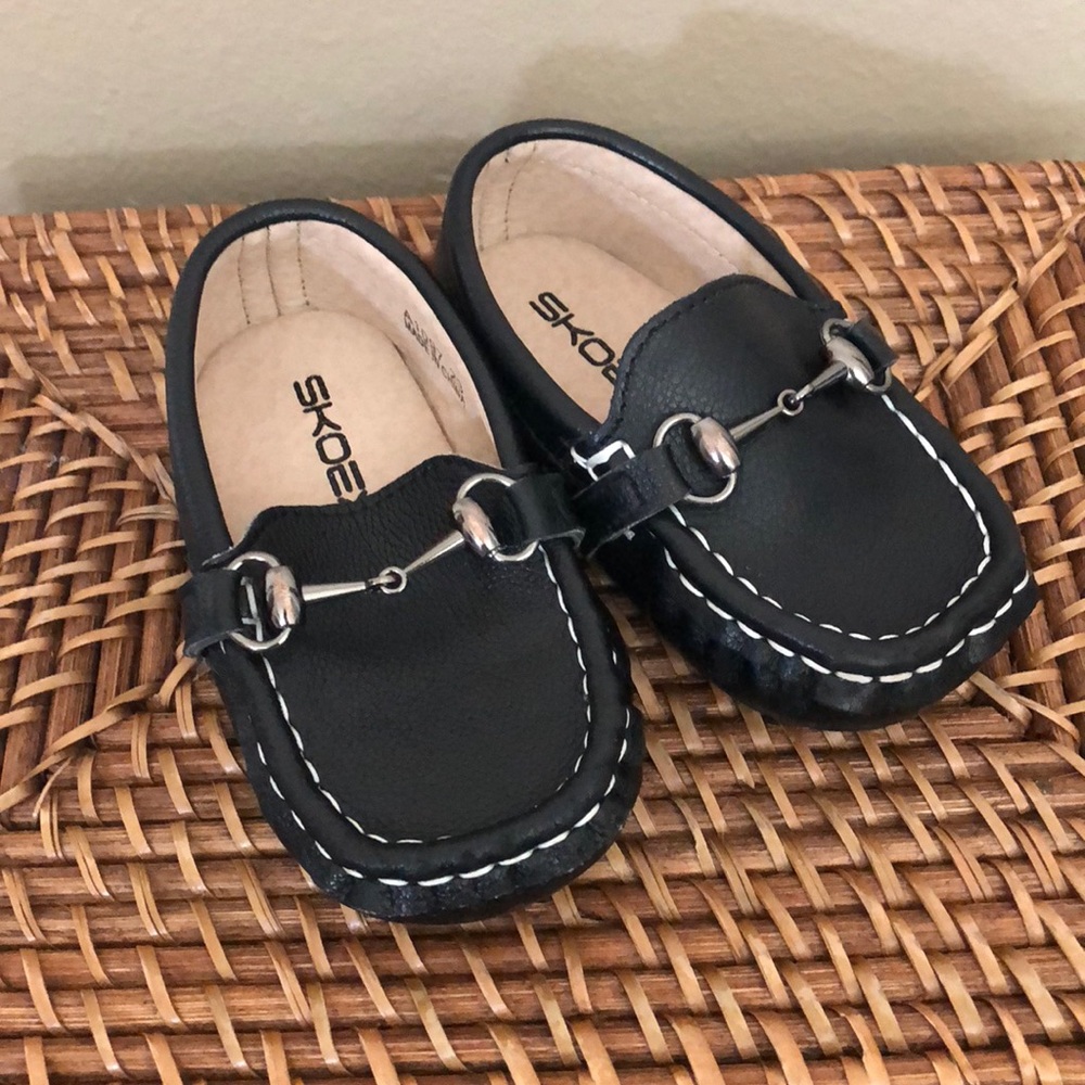 Toddler Black Penny Loafers